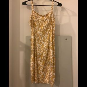 Sadie and sage yellow print dress size S